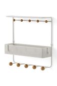 Umbra Настінна вішалка з поличкою колір білий (2151758)