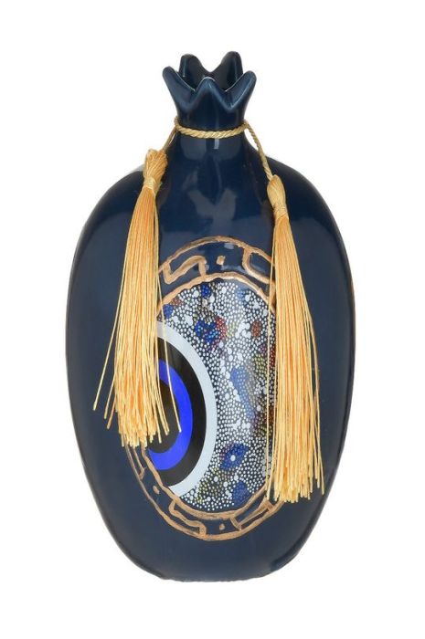 Декоративна ваза колір блакитний (3332289)