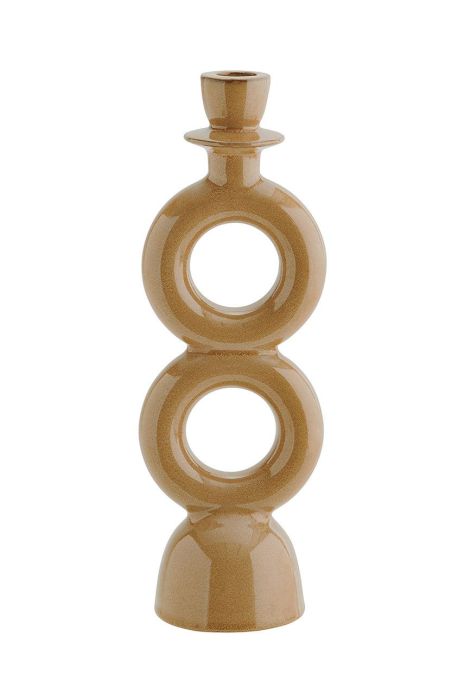 Madam Stoltz Декоративний свічник колір жовтий (2241604)