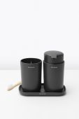 Brabantia Набір аксесуарів для ванної кімнати (3-pack) колір сірий