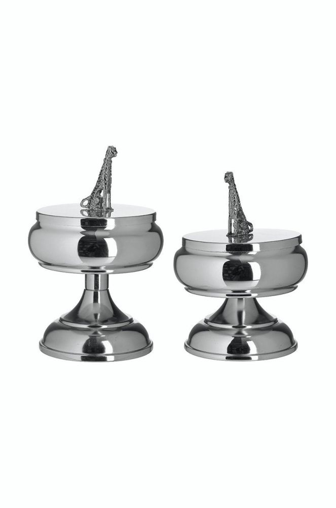 Набір декоративних контейнерів (2-pack) колір сірий