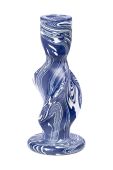 Декоративний свічник Broste Copenhagen Twist колір блакитний (2787484)