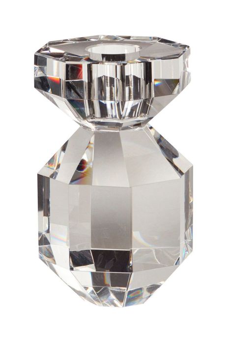 Декоративний свічник H?bsch Gem Clear колір прозорий