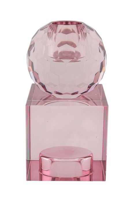 Декоративний свічник House Nordic In Rose колір барвистий