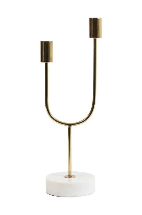 Декоративний свічник Light & Living колір білий (2884291)