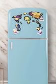 Скретч-карта 1DEA.me Travel Map Magnetic World колір барвистий