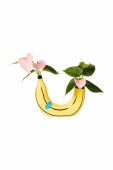 Декоративна ваза DOIY Banana колір жовтий