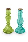 Набір свічників Pip Studio 2-pack колір барвистий
