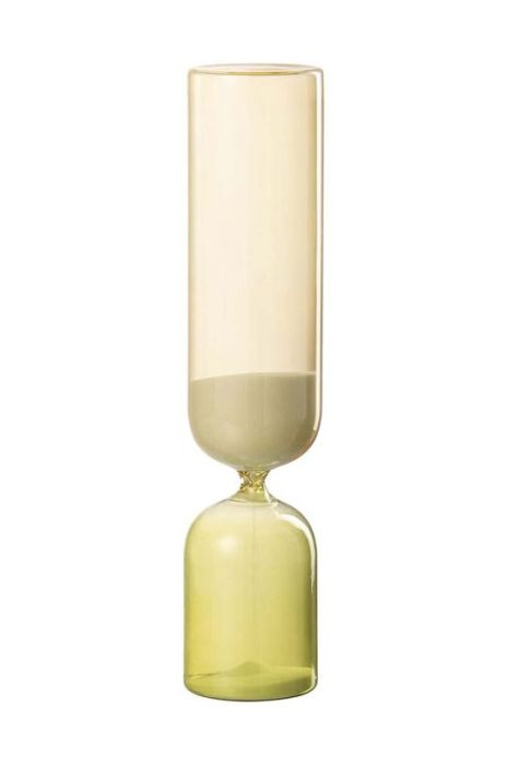 Настільний пісочний годинник J-Line Glass Green колір зелений
