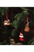 Набір ялинкових прикрас Villeroy & Boch Nostalgic Ornaments 3-pack колір барвистий (3570034)