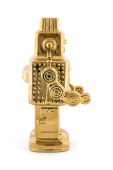 Декорація Seletti Memorabilia Gold My Robot колір жовтий