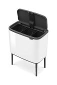 Смітник Brabantia Bo Touch Hi 3 x 11 L колір білий (3623810)