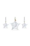 Декорація Swarovski Annual Edition Ornament Set 2021 3-pack колір прозорий