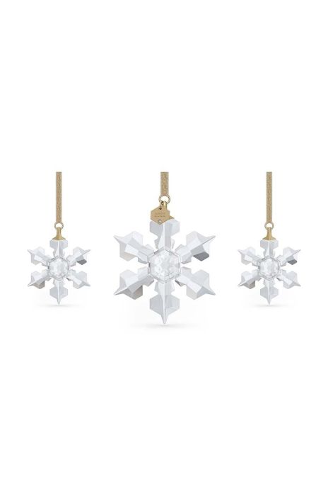Декорація Swarovski Annual Edition 2022 Ornament Set 3-pack колір прозорий