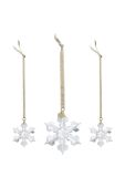 Декорація Swarovski Annual Edition 2022 Ornament Set 3-pack колір прозорий