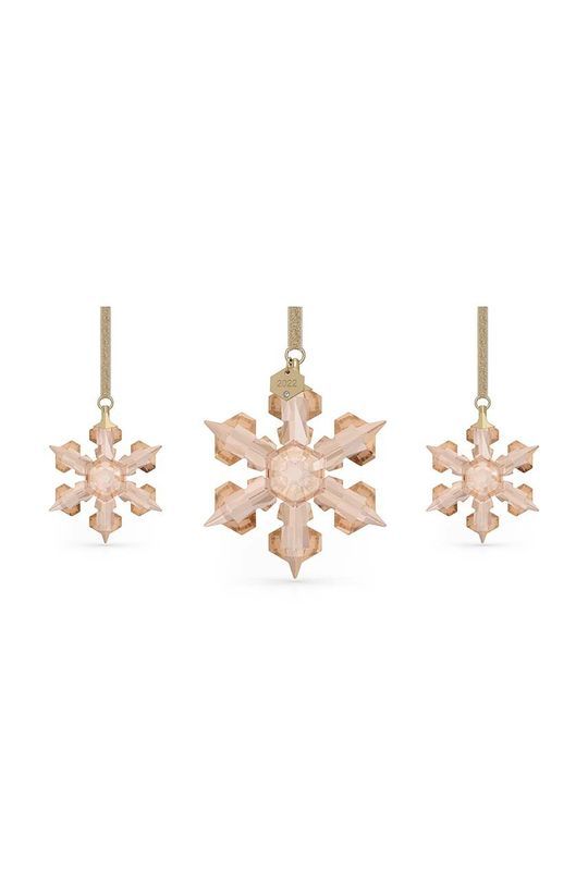 Декорація Swarovski Festive Onament Set Annual Edition 2022 3-pack колір прозорий