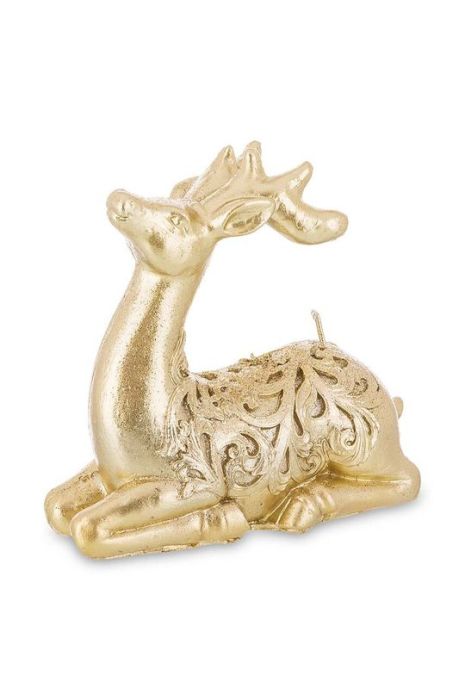 Свічка декоративна колір жовтий (3673557)