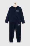 Дитячий бавовняний спортивний костюм EA7 Emporio Armani колір синій (3308343)