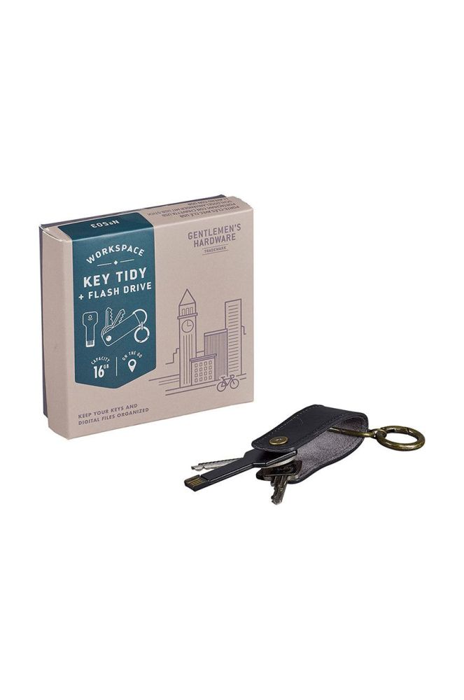 Gentelmen's Hardware Брелок з USB Flash Drive 16 GB колір чорний