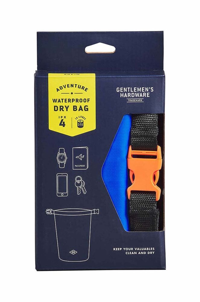 Водонепроникна сумка Gentelmen's Hardware колір блакитний