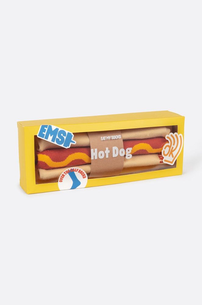 Eat My Socks Шкарпетки Hot Dog колір барвистий