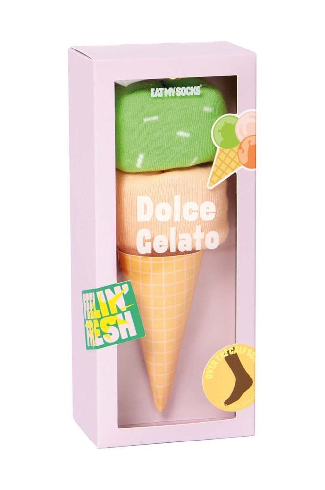 Eat My Socks Шкарпетки Dolce Gelato колір барвистий