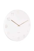Настінний годинник Karlsson Charm Numbers колір білий (2994557)