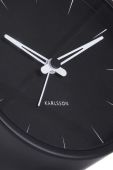 Будильник Karlsson Lure колір чорний (2986980)