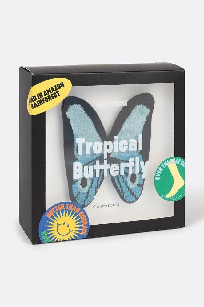 Шкарпетки Eat My Socks Tropical Butterfly колір барвистий