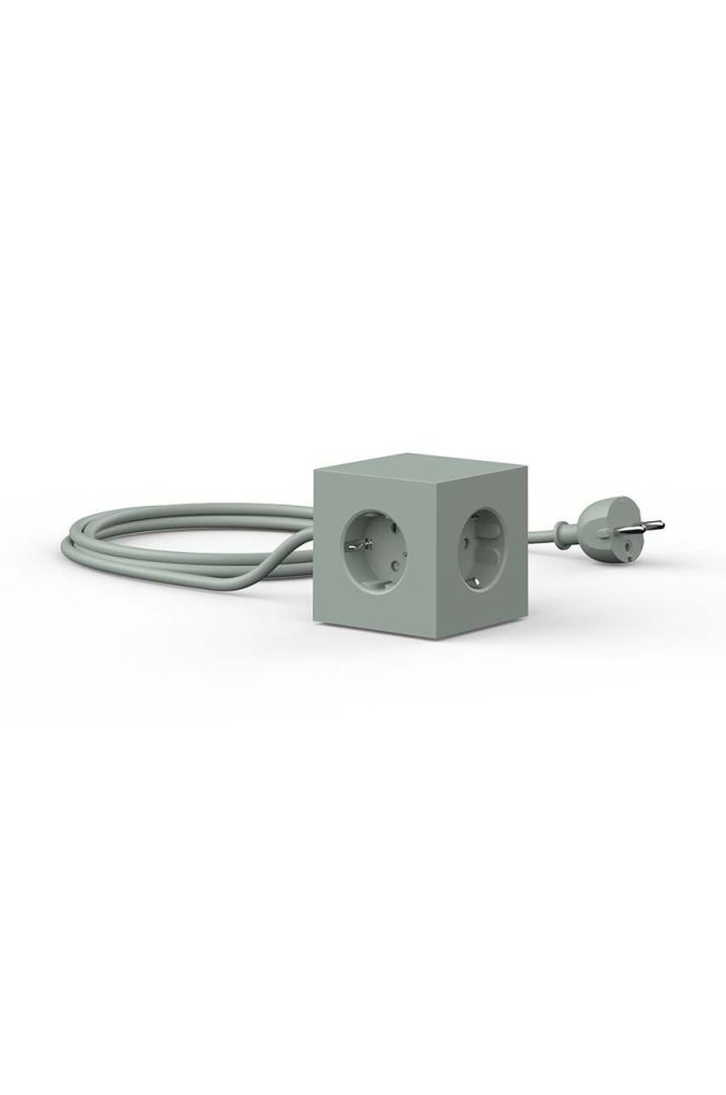Магнітний зарядний куб Avolt Square 1, 2 x USB, 1,8 m колір зелений (3503113)