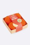 Шкарпетки Eat My Socks Juicy Oranges 2-pack колір помаранчевий