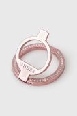 Тримач для телефону з кільцем для пальця Guess колір рожевий
