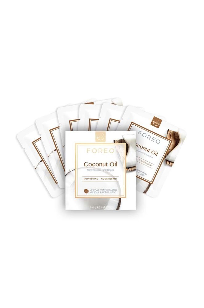 Активована маска для глибокого живлення ufo FOREO Coconut Oil 6-pack колір барвистий