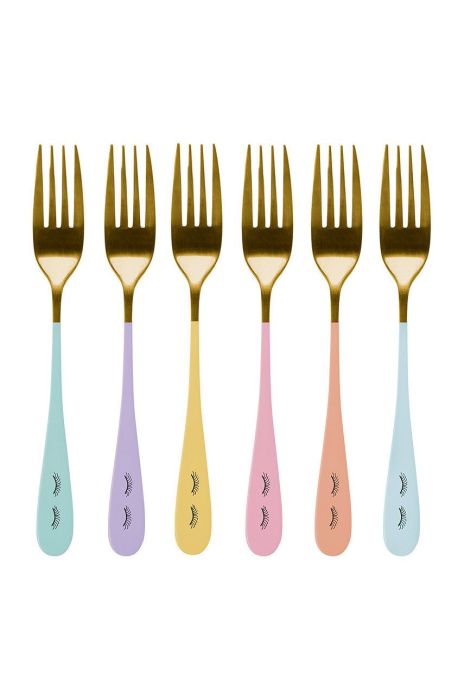 Miss Etoile Набір десертних виделок (6-pack) колір барвистий