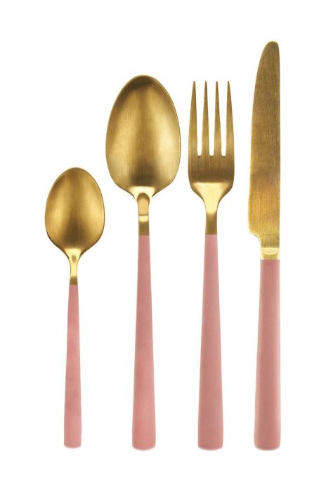 Miss Etoile Набір столових приладів (4-pack) колір рожевий