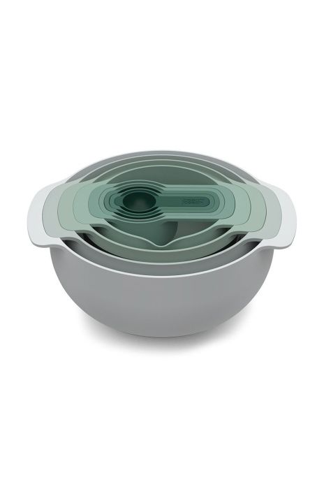 Joseph Joseph Набір кухонного приладдя: миски та мірки Nest (9-pack) колір зелений (2536448)