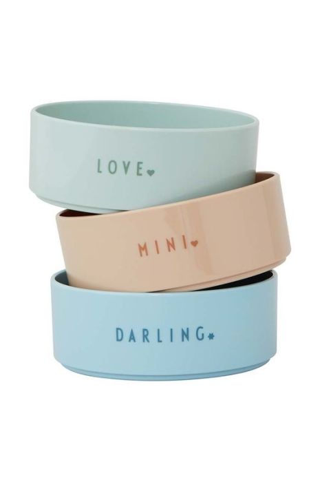 Набір контейнерів Design Letters Mini favourite bowl set 3-pack колір зелений (2868561)