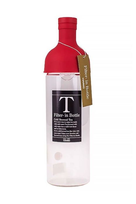 Пляшка для чаю з фільтром Hario Cold Brew Tea 750 ml колір червоний (2986700)