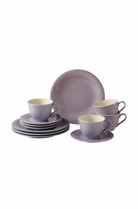 Кавовий сервіз на 4 персони Villeroy & Boch Color Loop Blueblossom 12-pack колір барвистий