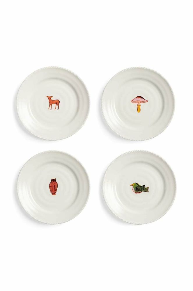 Набір тарілок &k amsterdam Autumn Small Set 4-pack колір барвистий