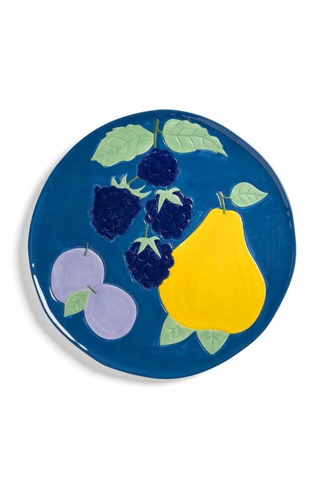 Тарілка &k amsterdam Fruitful Blackberry колір барвистий