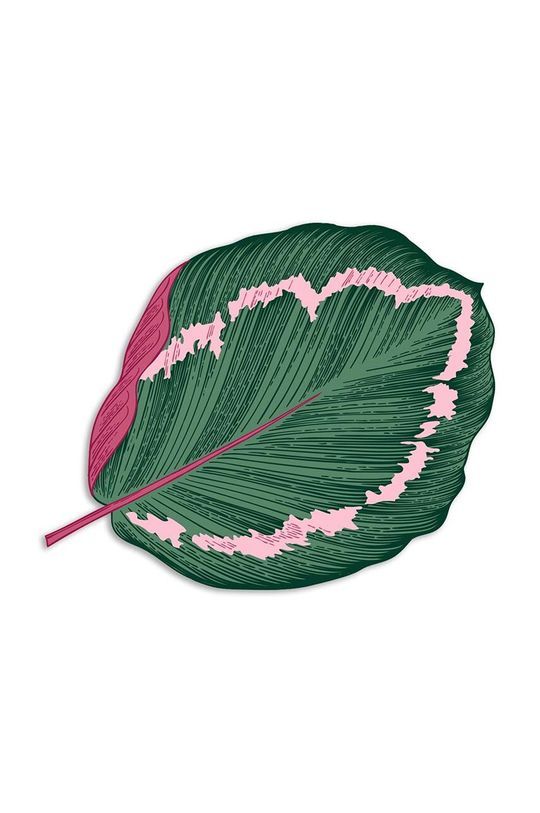Декоративна скатертина Madre Selva Calathea колір барвистий