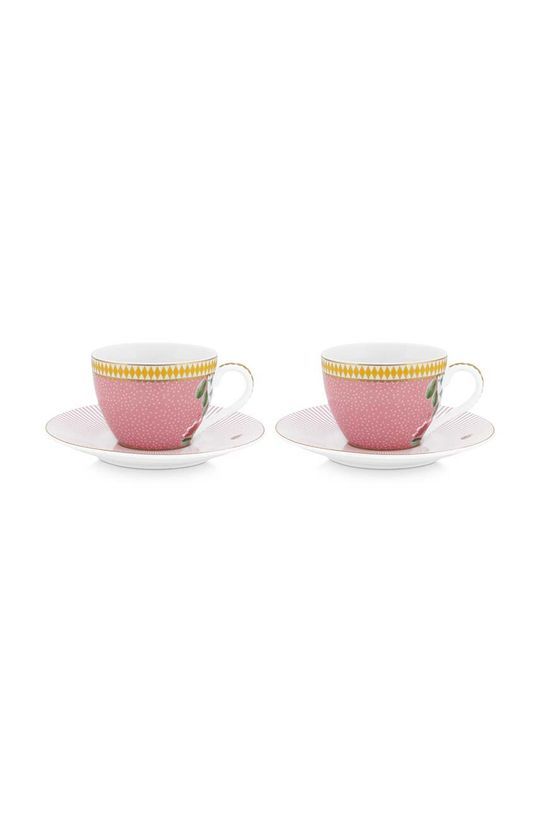 Набір чашок з блюдцями Pip Studio La Majorelle 2-pack колір барвистий (3317897)