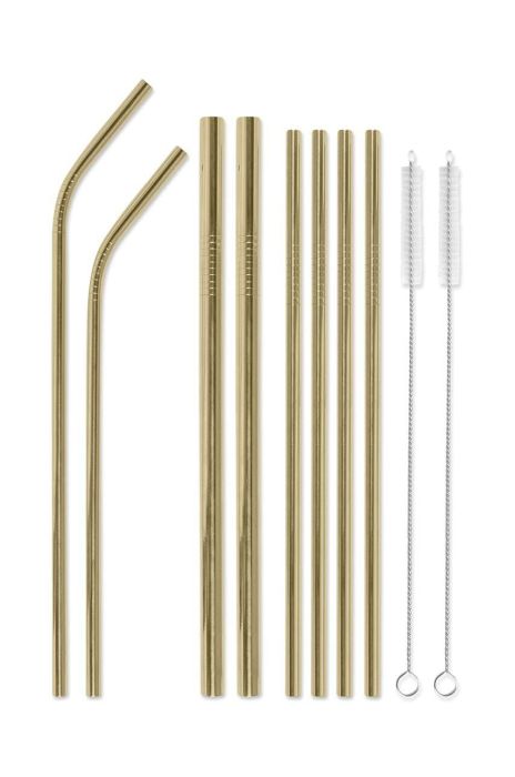 Набір соломинок зі щіточками Designworks Ink Strawsome 8-pack колір рожевий (3640259)