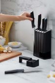 Набір ножів з органайзером Joseph Joseph Elevate SlimBlock 5-pack колір чорний