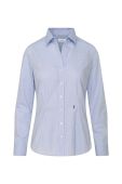 Бавовняна сорочка Seidensticker жіноча slim класичний комір колір блакитний (2953384)