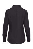 Бавовняна сорочка Seidensticker жіноча колір чорний slim