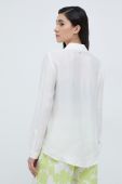 Сорочка Armani Exchange жіноча колір білий regular класичний комір