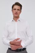 Сорочка Guess чоловіча колір білий slim класичний комір (1499380)