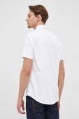 Сорочка Armani Exchange чоловіча колір білий slim класичний комір (2147367)
